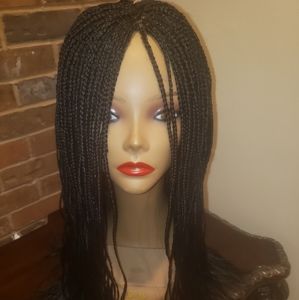 Fully  braided glueless wig